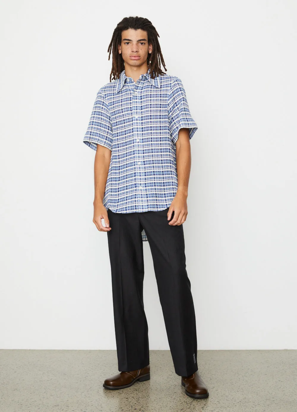 Checked Short Sleeve Shirt