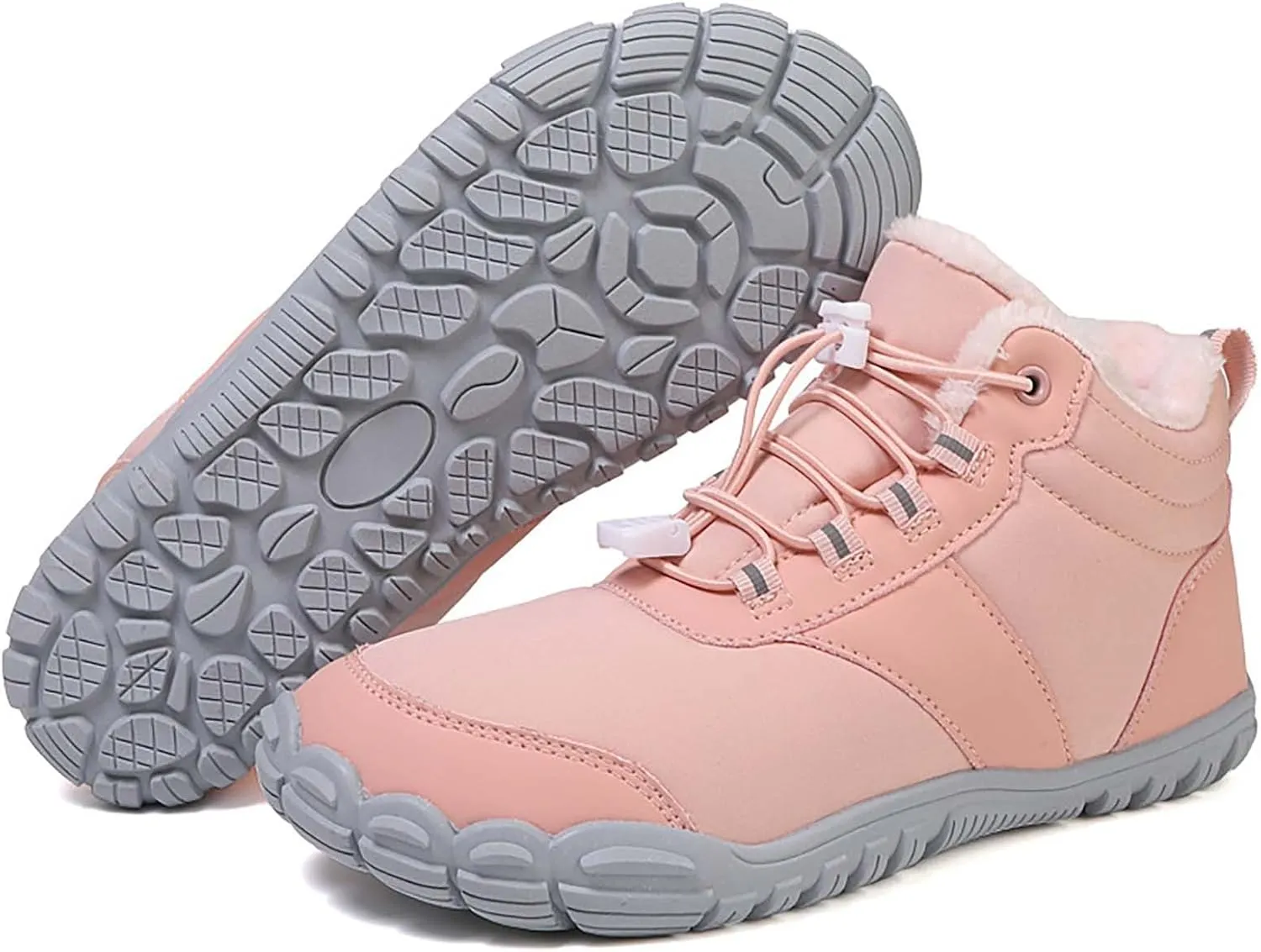 Men Work Boots Waterproof Hiking Sneakers Comfortable Warm Women's Working Shoes Insulated Waterproof Outdoor Shoes Leather Comfortable Hike Grounded Footwear