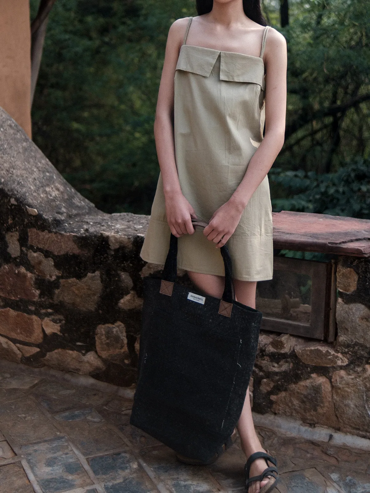 Rachel Slip Dress Khaki