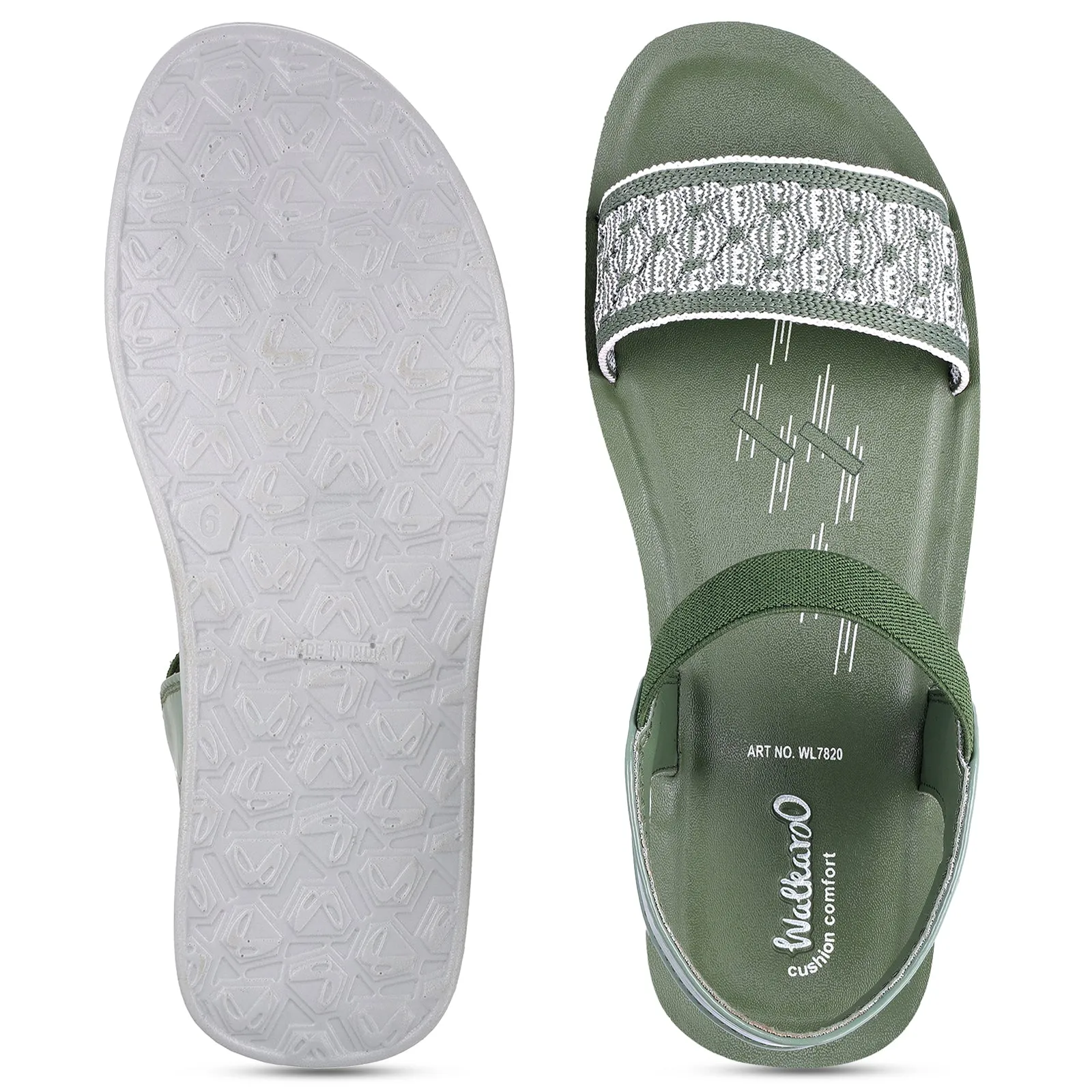 Walkaroo Womens Sandal  - WL7820 Mint